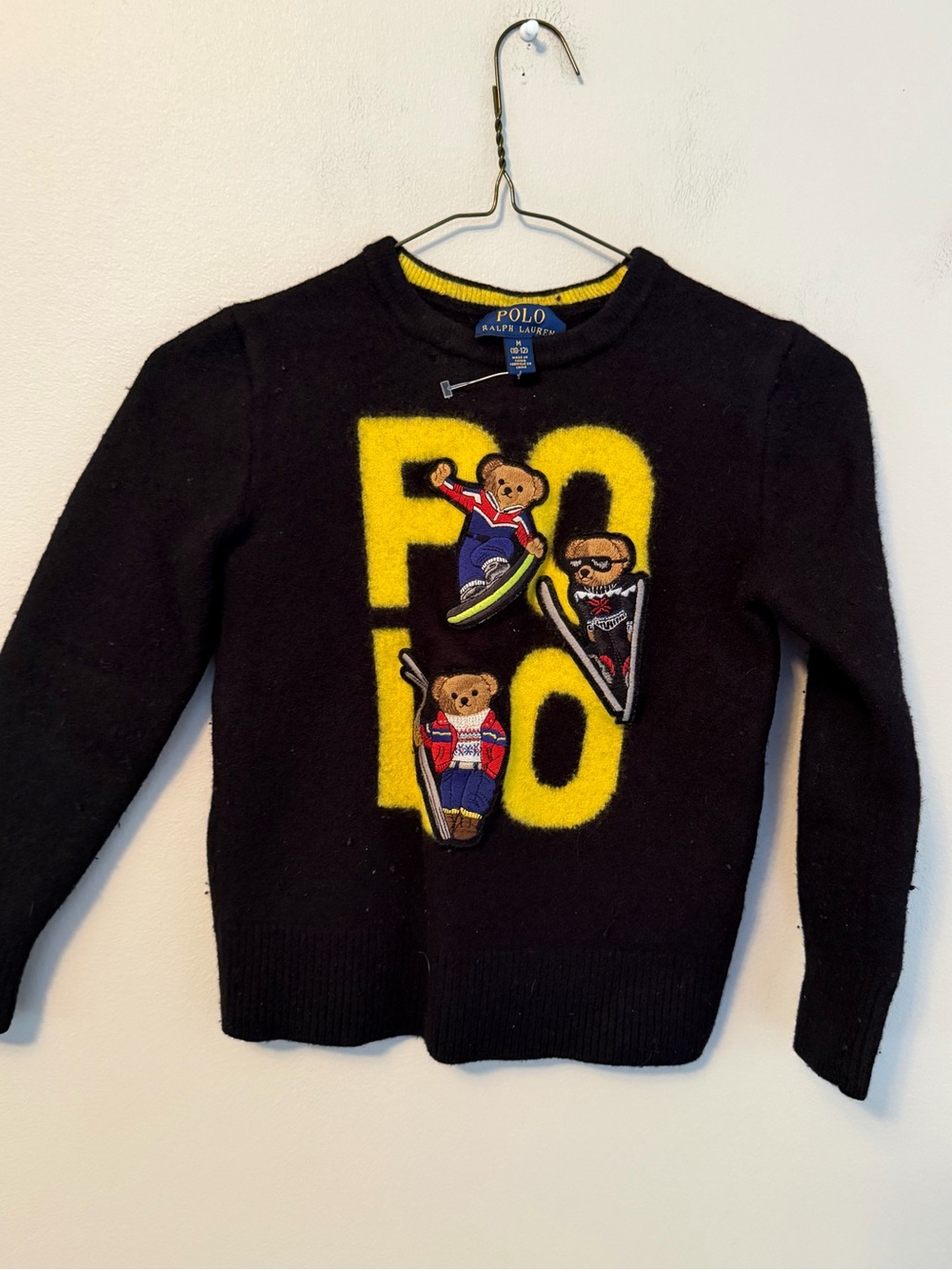 Polo Ralph Lauren Polo Bear Merino Wool Sweater